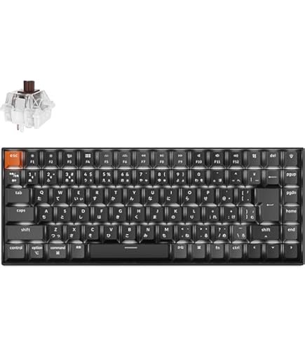 【美品】Keychron K2 Version 2 US配列 ホットスワップ Keychron K2 ホットスワップ対応ワイヤレス・メカニカル
